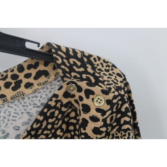 JESSICA LONDON CHEETAH PRINT Blouse Plus SIZE 22/24 - Picture 4 of 9